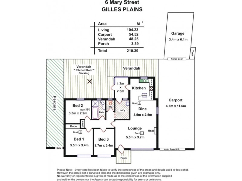 6 Mary Ave, Gilles Plains SA 5086 Floorplan