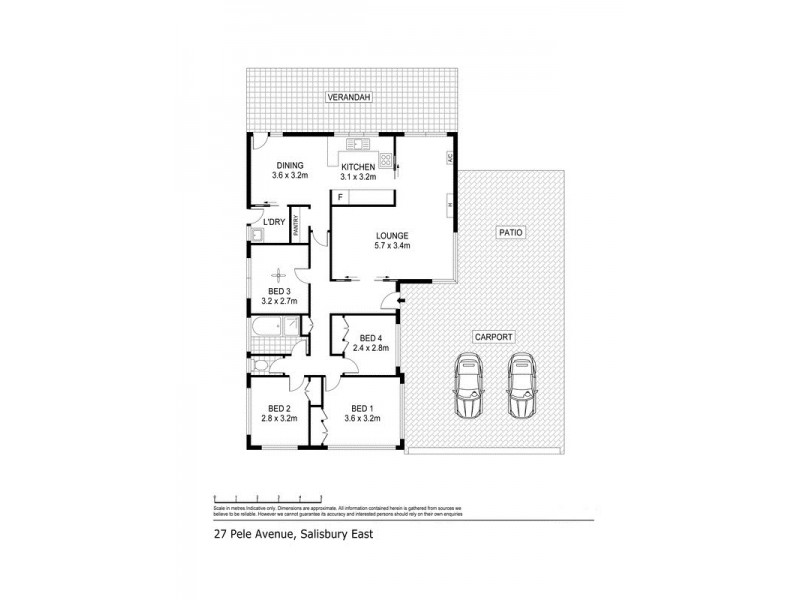 27 Pele Avenue, Salisbury East SA 5109 Floorplan