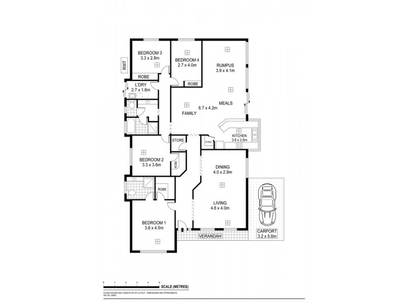 18 Melvina Road, Paralowie SA 5108 Floorplan