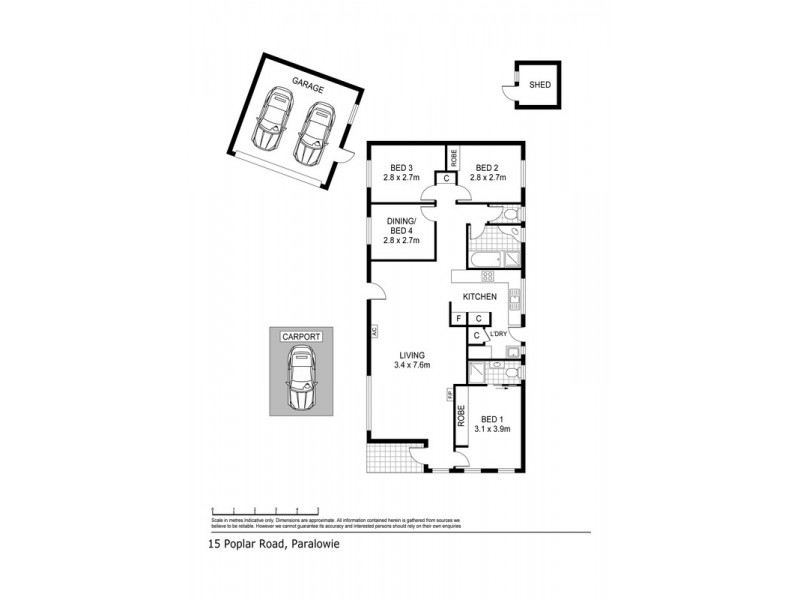 15 Poplar Rd, Paralowie SA 5108 Floorplan