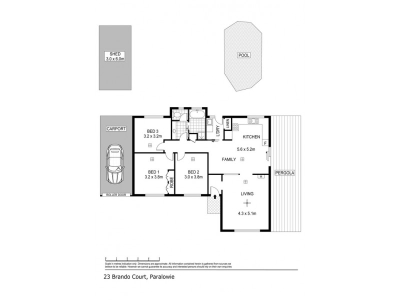 23 Brando Court, Paralowie SA 5108 Floorplan