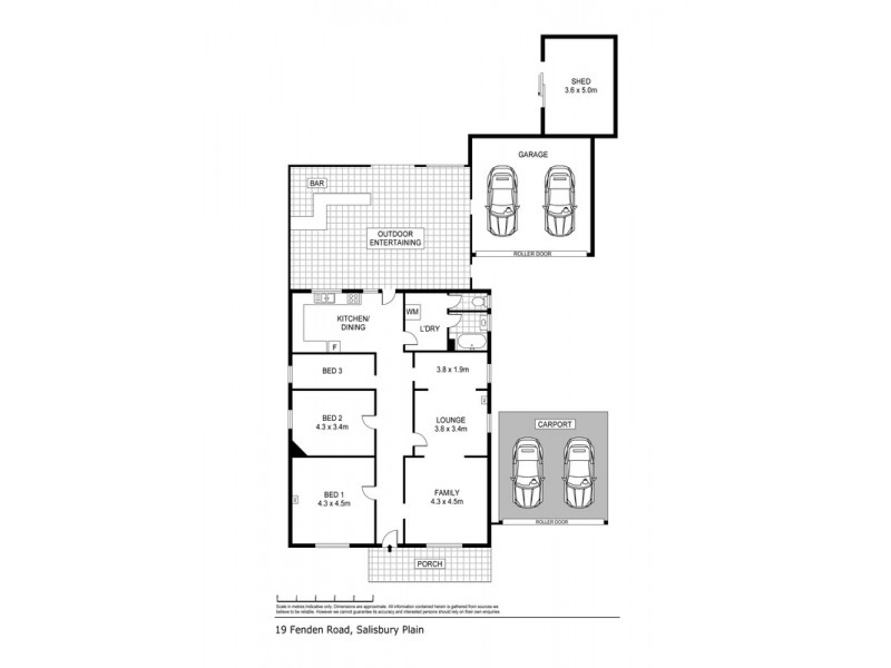 19 Fenden Road, Salisbury Plain SA 5109 Floorplan
