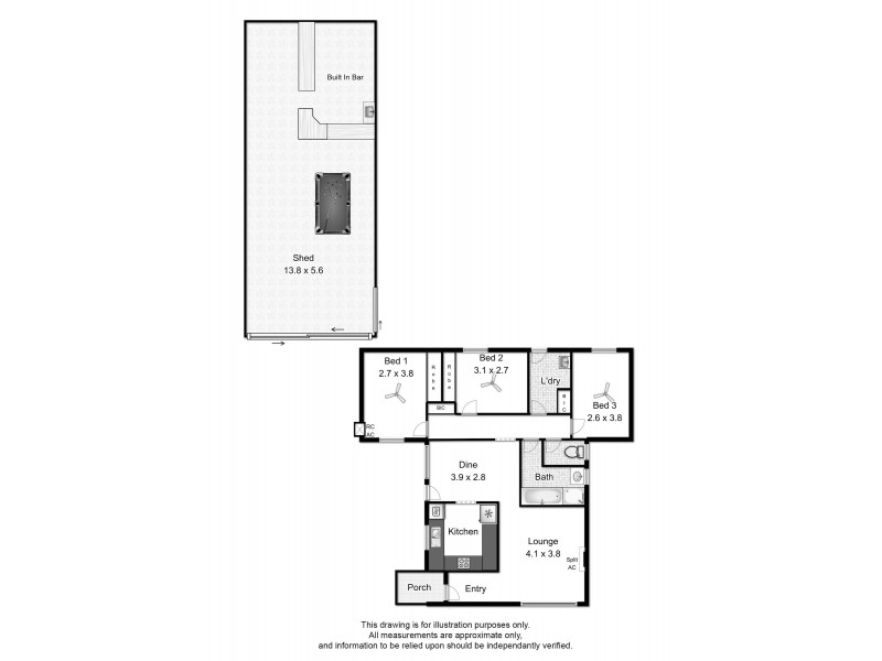 14 Stokes Court, Elizabeth Vale SA 5112 Floorplan