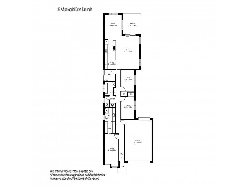 23 Alf Pellegrini Drive, Tanunda SA 5352 Floorplan
