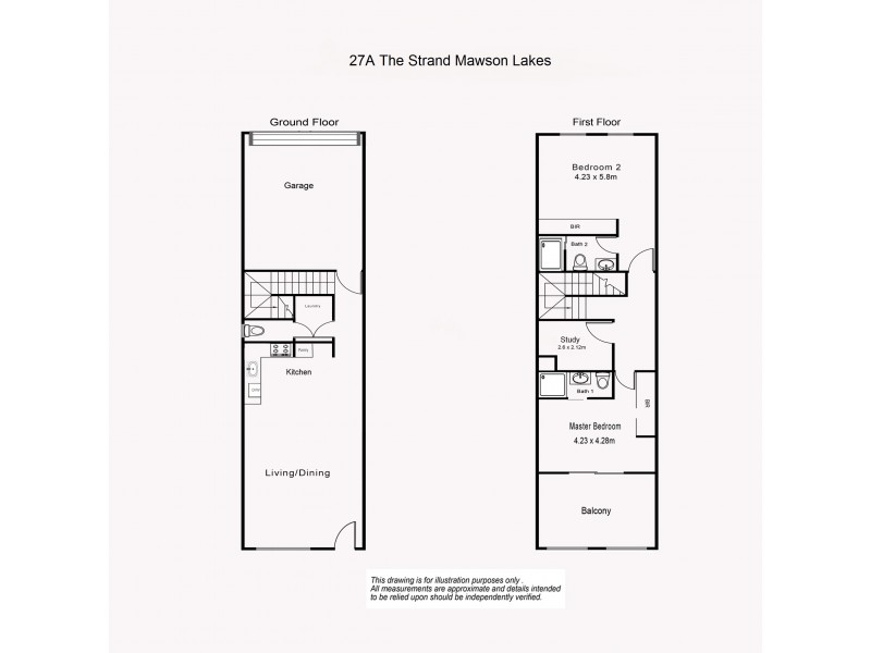 27A The Strand, Mawson Lakes SA 5095 Floorplan