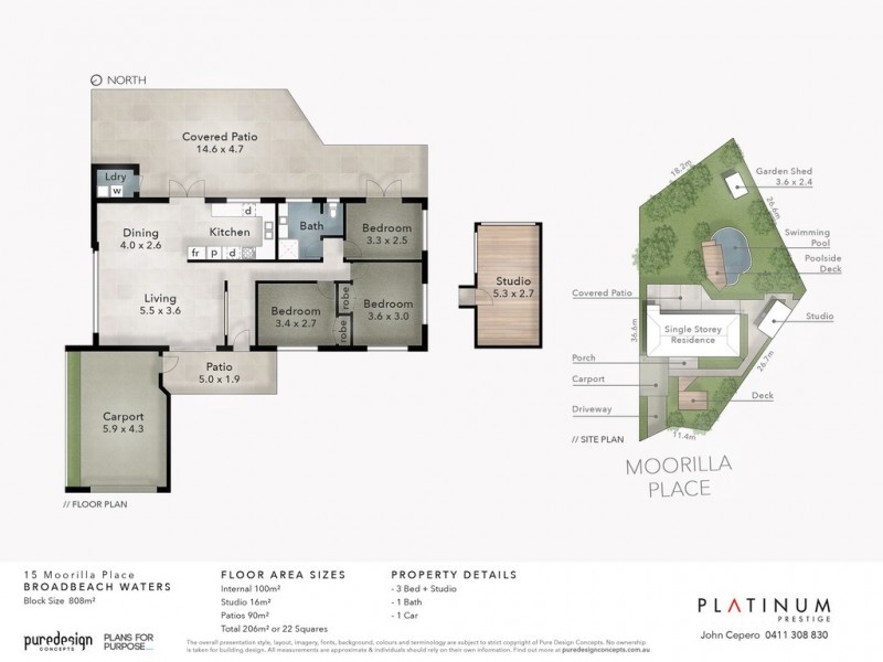 15 Moorilla Place, Broadbeach Waters QLD 4218 Floorplan