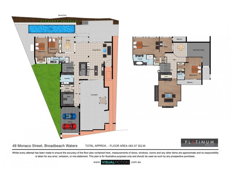 49 Monaco Street, Broadbeach Waters QLD 4218 Floorplan