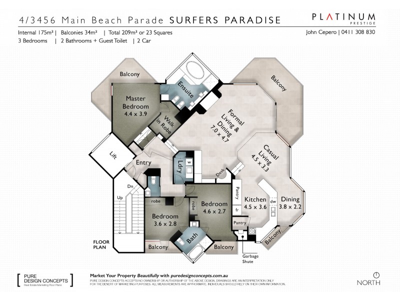 4/3454 Main Beach Parade, Surfers Paradise QLD 4217