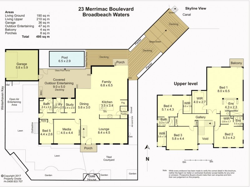 23 Merrimac Boulevard, Broadbeach Waters QLD 4218 Floorplan