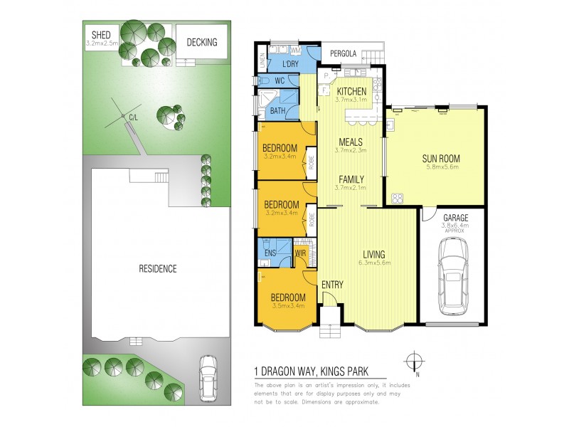1 DRAGON WAY, Kings Park VIC 3021 Floorplan