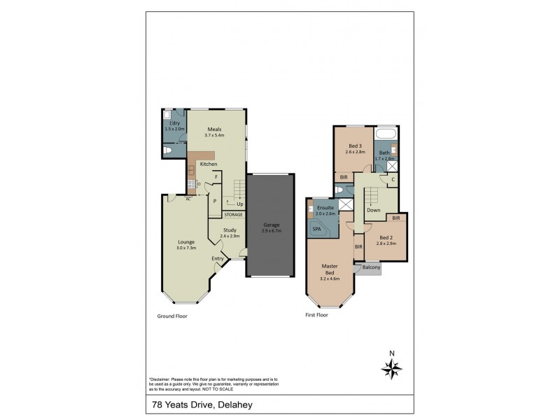 78 YEATS DRIVE, Delahey VIC 3037 Floorplan
