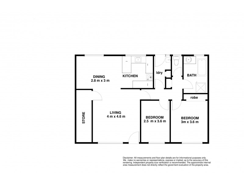 8/31 South Street, Bellerive TAS 7018 Floorplan