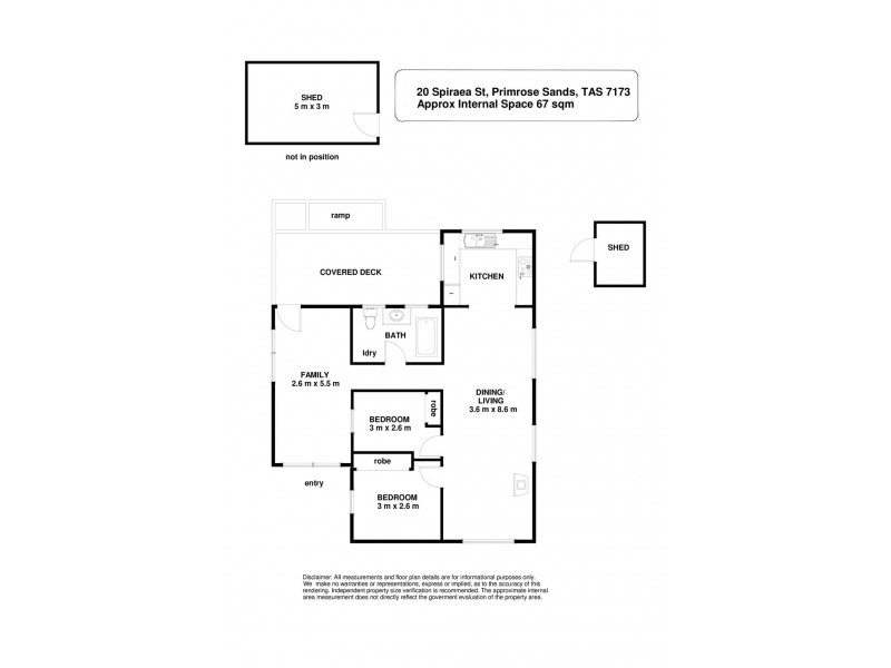 20 Spiraea Street, Primrose Sands TAS 7173 Floorplan