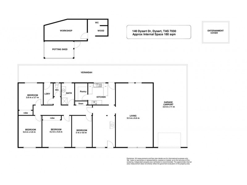 140 Dysart Drive, Dysart TAS 7030 Floorplan