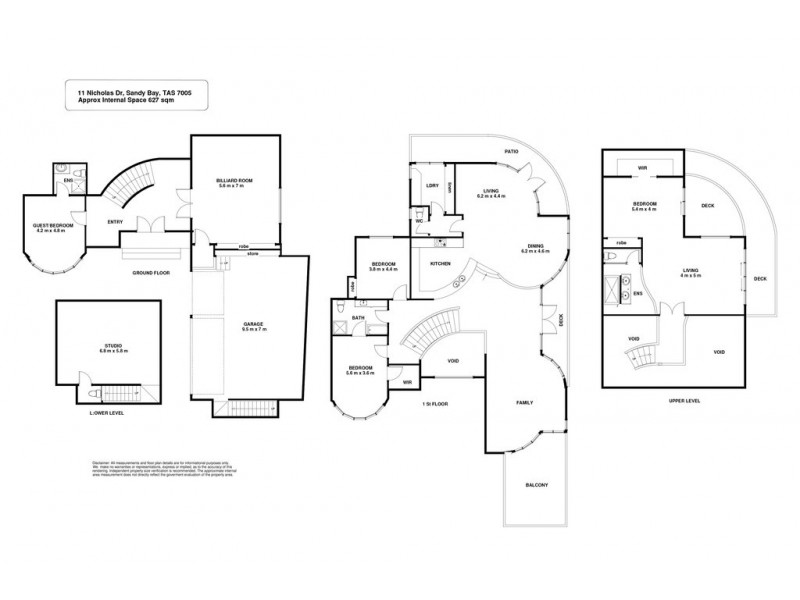 11 Nicholas Drive, Sandy Bay TAS 7005 Floorplan