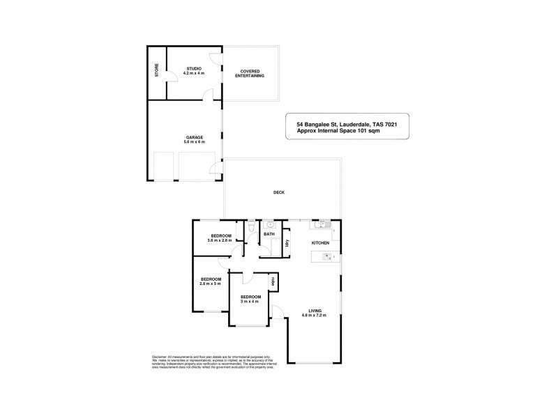 54 Bangalee Street, Lauderdale TAS 7021 Floorplan