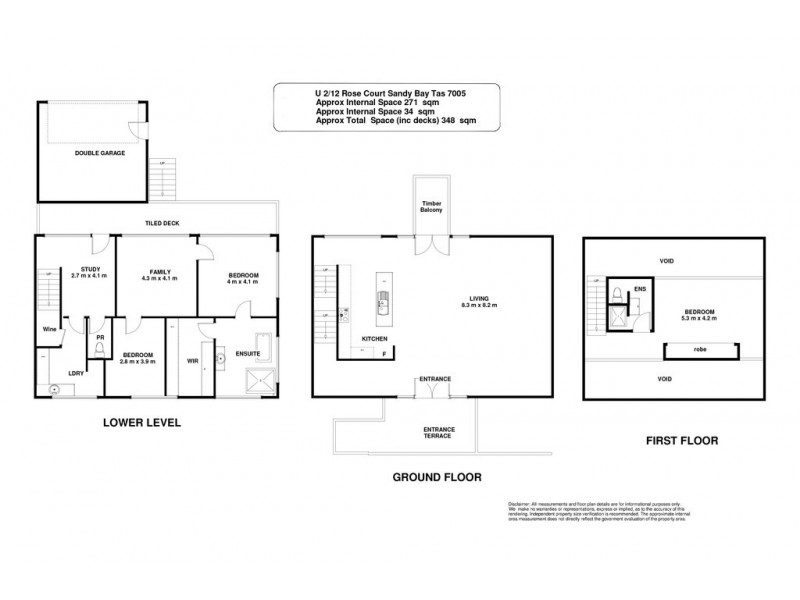2/12 Rose Court, Sandy Bay TAS 7005 Floorplan