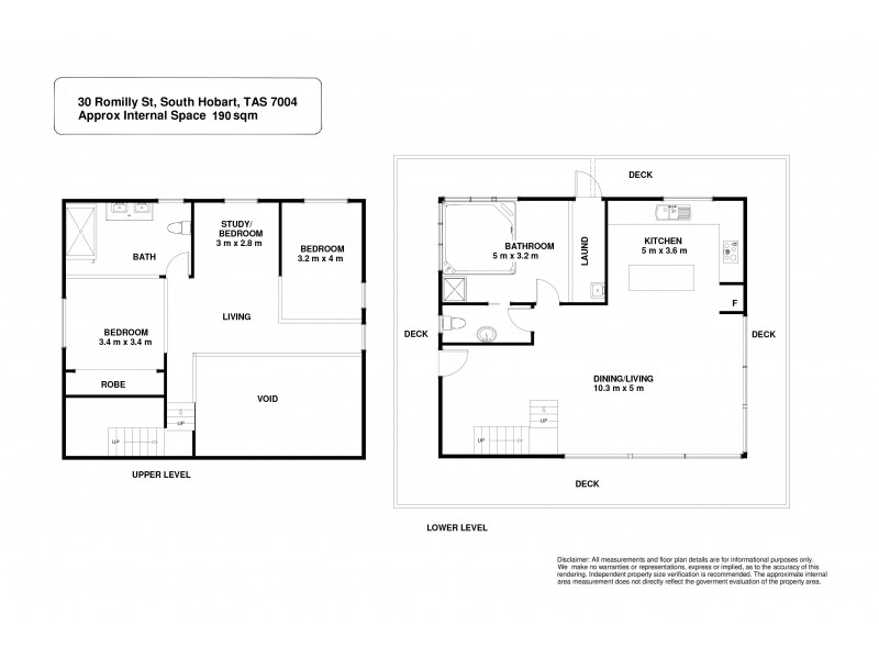 30 Romilly Street, South Hobart TAS 7004 Floorplan