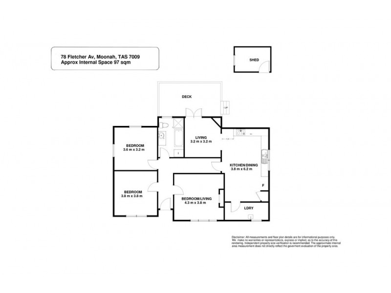78 Fletcher Avenue, Moonah TAS 7009 Floorplan