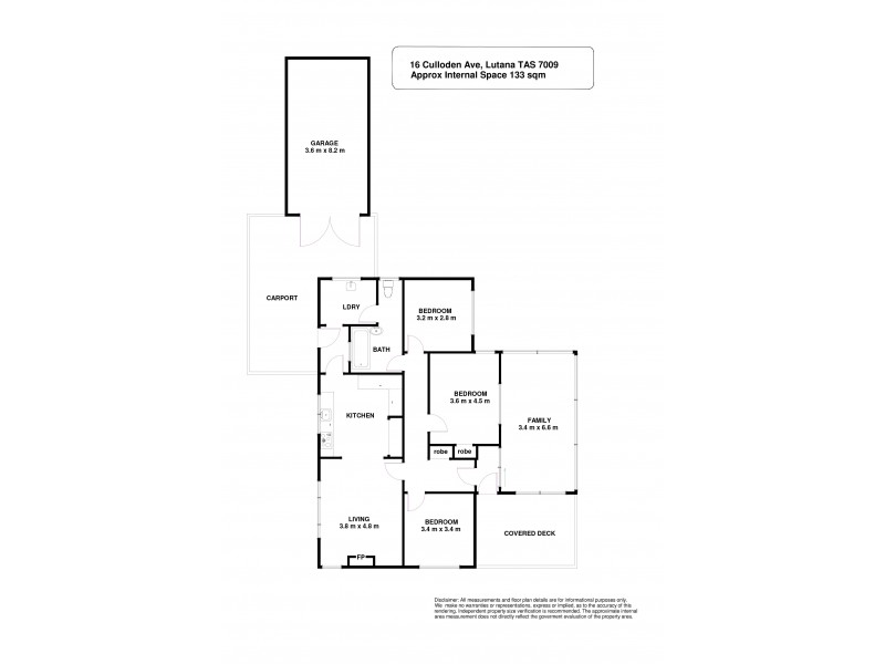 16 Culloden Avenue, Lutana TAS 7009 Floorplan