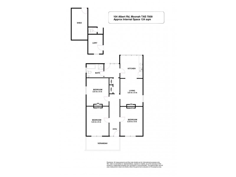 104 Albert Road, Moonah TAS 7009 Floorplan