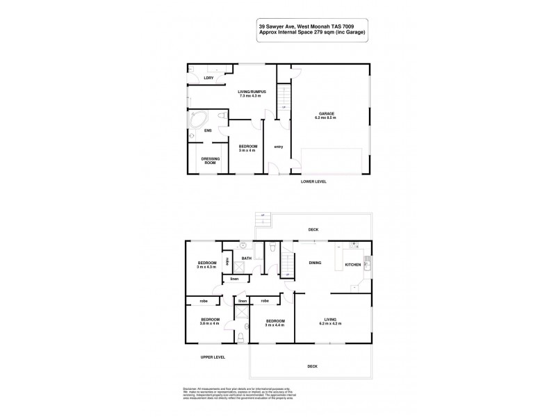 39 Sawyer Avenue, West Moonah TAS 7009 Floorplan