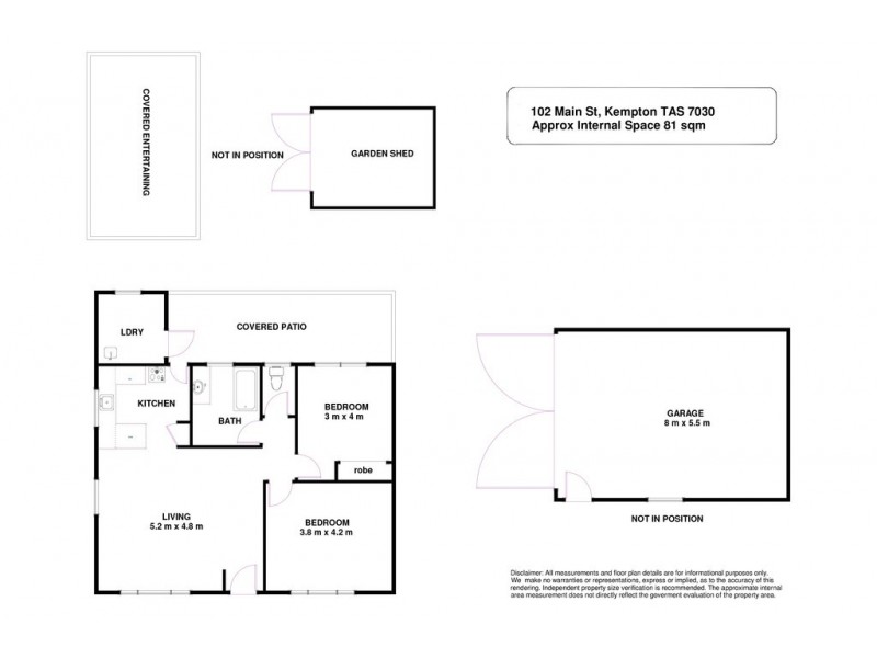 102 Main Street, Kempton TAS 7030 Floorplan