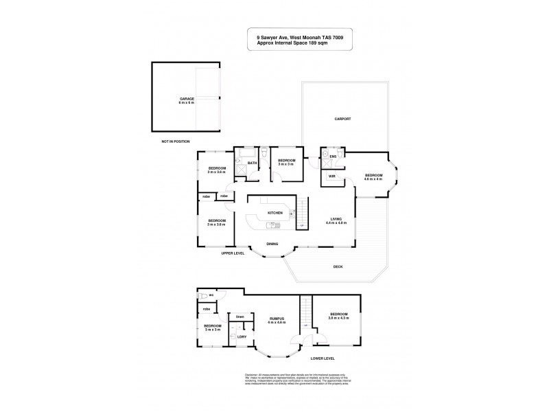 196 Springfield Avenue, West Moonah TAS 7009 Floorplan