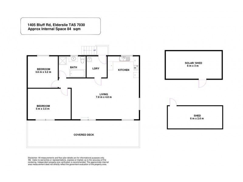 1405 Bluff Road, Elderslie TAS 7030 Floorplan