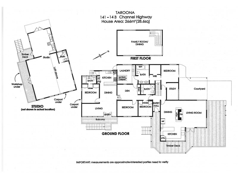 141-143 Channel Highway, Taroona TAS 7053 Floorplan