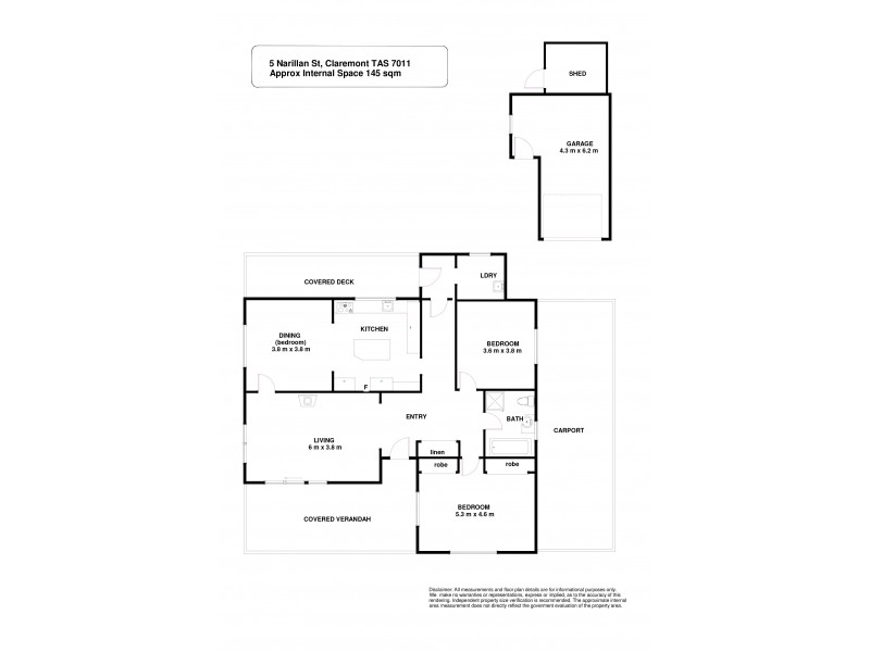 5 Narillan Street, Claremont TAS 7011 Floorplan