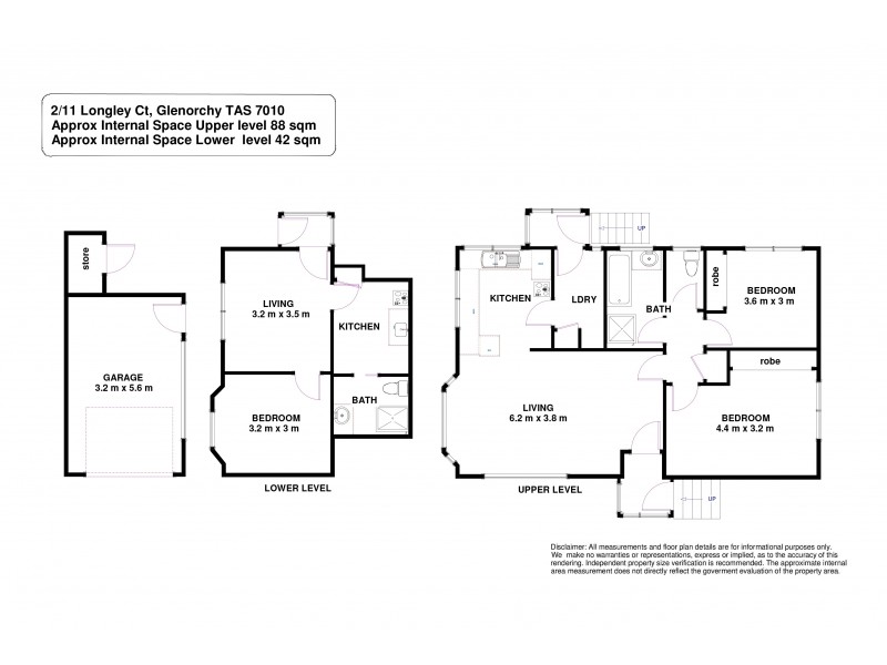2/11 Longley Court, Glenorchy TAS 7010 Floorplan