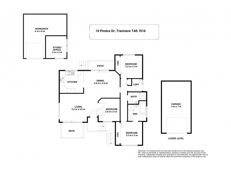 19 Pindos Drive, Tranmere TAS 7018 Floorplan