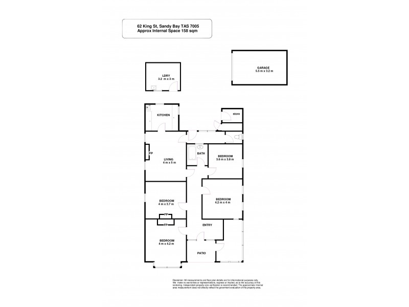 62 King Street, Sandy Bay TAS 7005 Floorplan