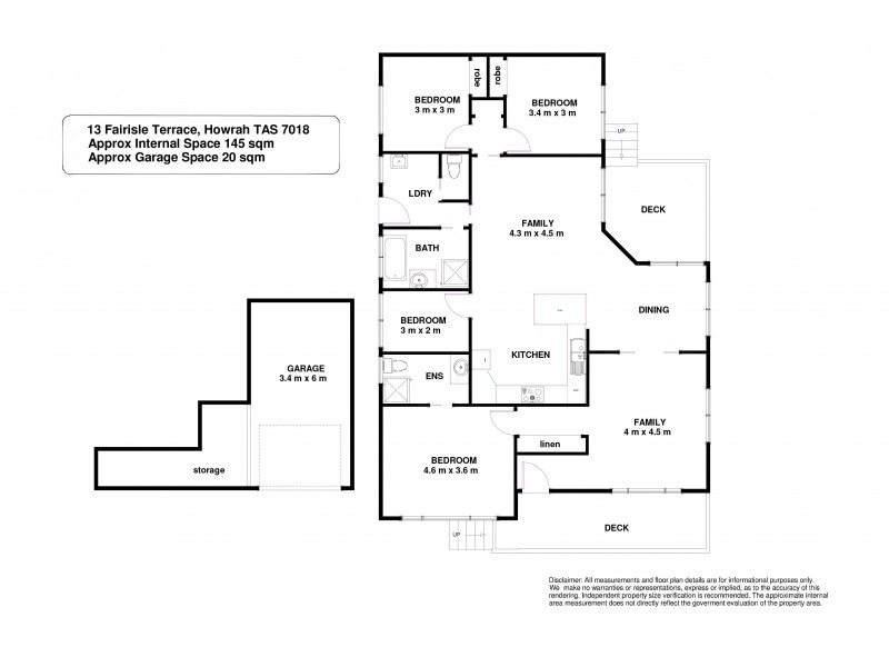 13 Fairisle Terrace, Howrah TAS 7018 Floorplan