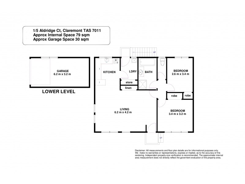 1/5 Aldridge Court, Claremont TAS 7011 Floorplan