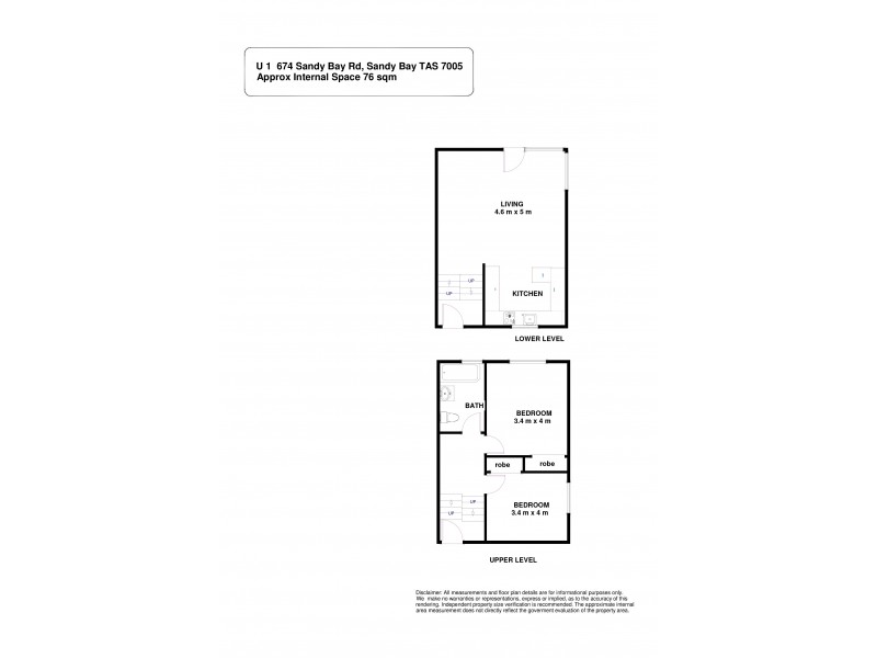 1/674 Sandy Bay Road, Sandy Bay TAS 7005 Floorplan