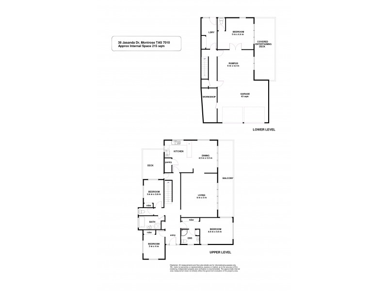 38 Jasanda Drive, Montrose TAS 7010 Floorplan