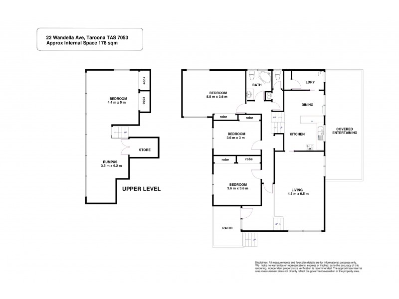 22 Wandella Avenue, Taroona TAS 7053 Floorplan