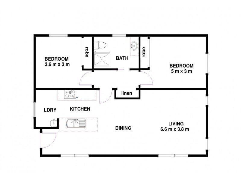 Unit 2/159 Chapel Street, Glenorchy TAS 7010 Floorplan