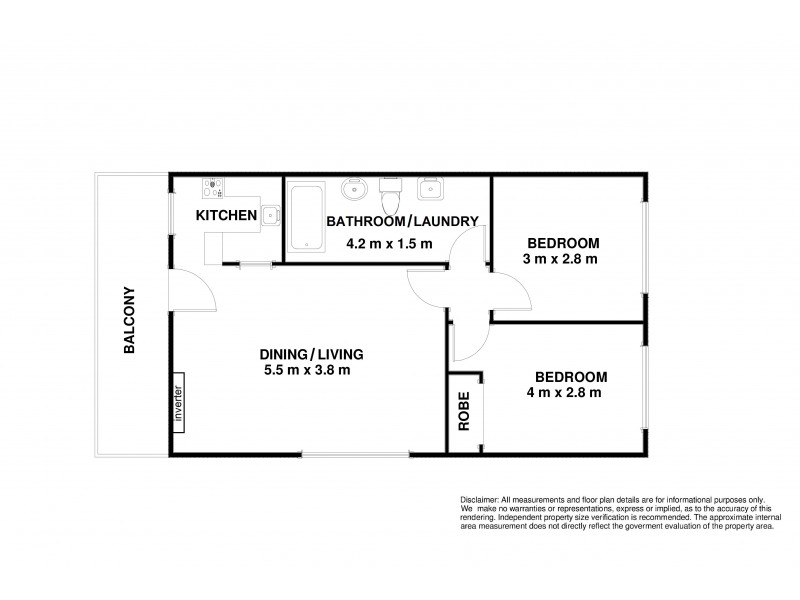 4/6 Onslow Place, Mount Nelson TAS 7007 Floorplan