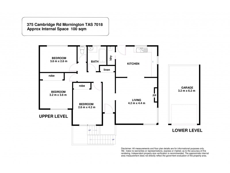 375 Cambridge Road, Mornington TAS 7018 Floorplan