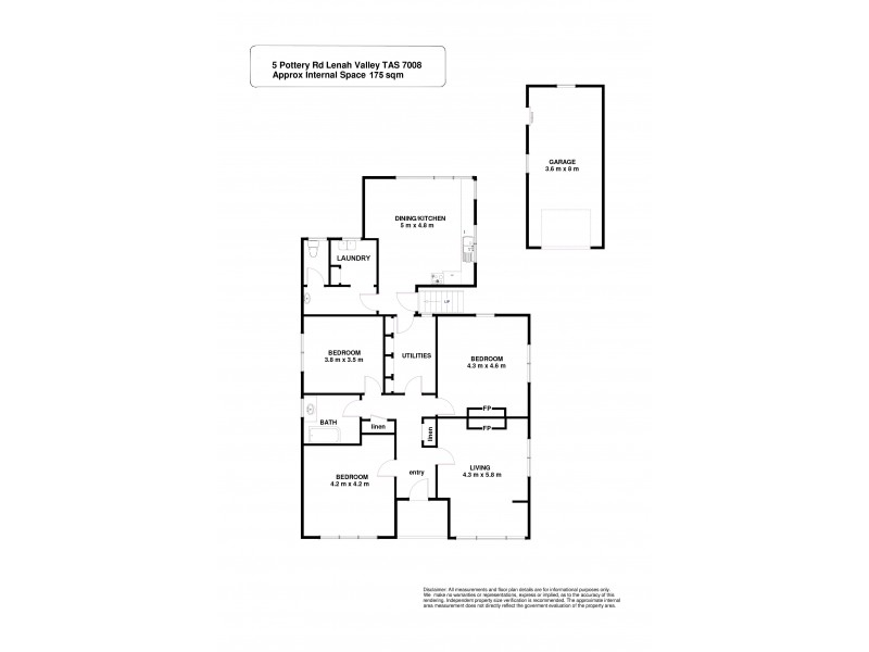 5 Pottery Road, Lenah Valley TAS 7008 Floorplan