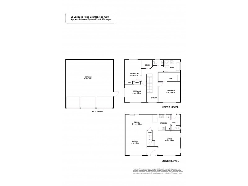 26 Jacques Road, Granton TAS 7030 Floorplan