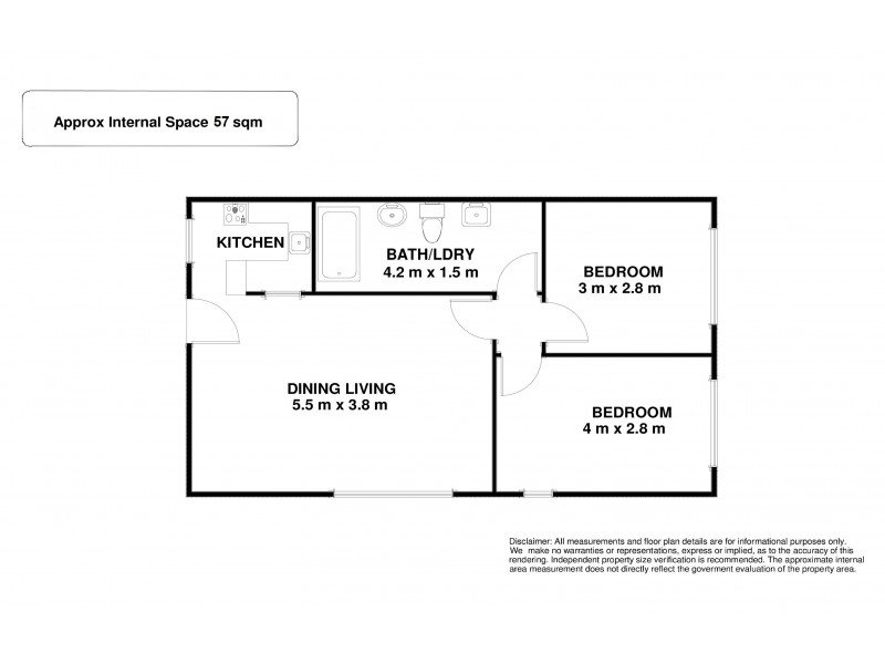2/4 Onslow Place, Mount Nelson TAS 7007 Floorplan