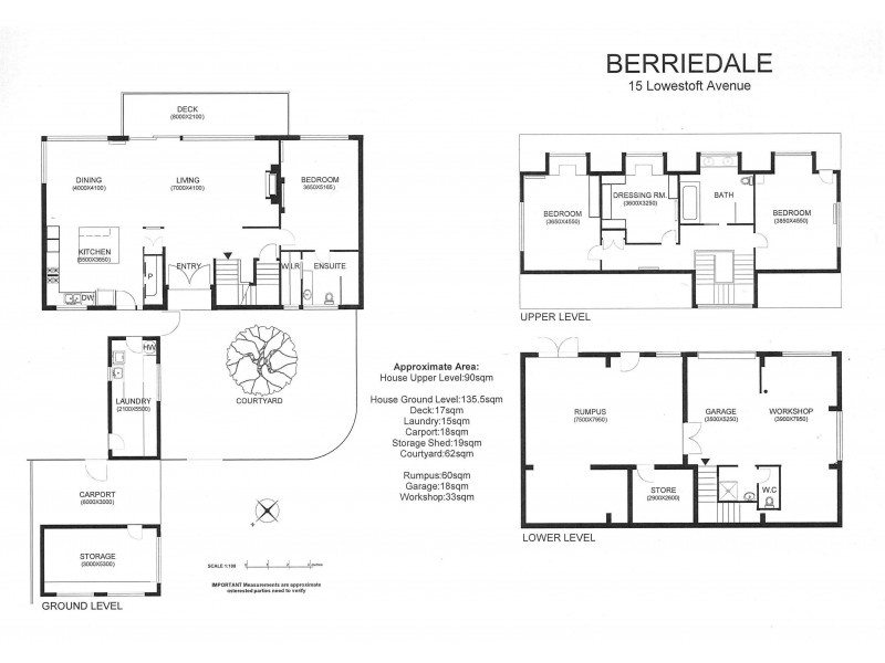 Berriedale TAS 7011 Floorplan