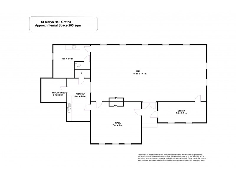 3548 Lyell Highway, Gretna TAS 7140 Floorplan
