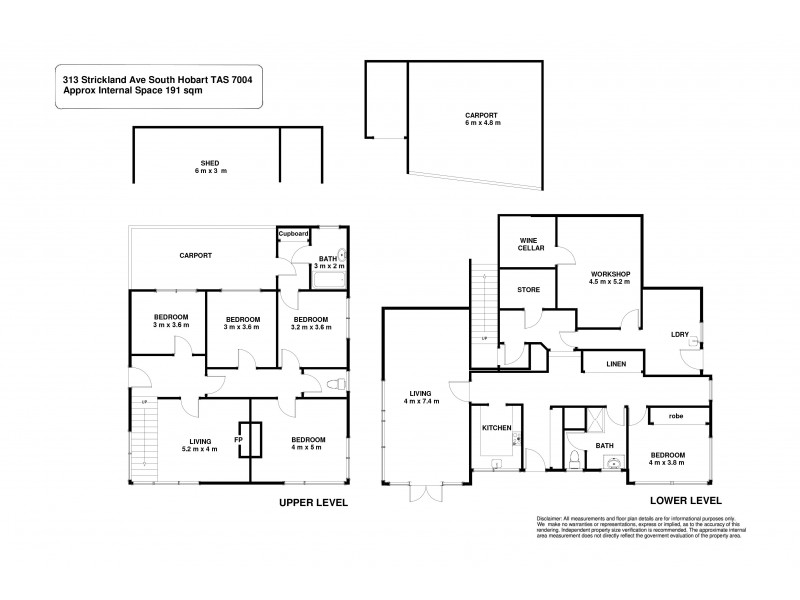 313 Strickland Avenue, South Hobart TAS 7004 Floorplan