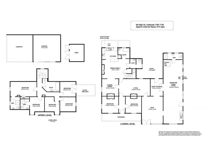 66 High Street, Oatlands TAS 7120 Floorplan