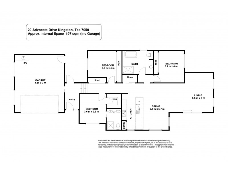 20 Advocate Drive, Kingston TAS 7050 Floorplan